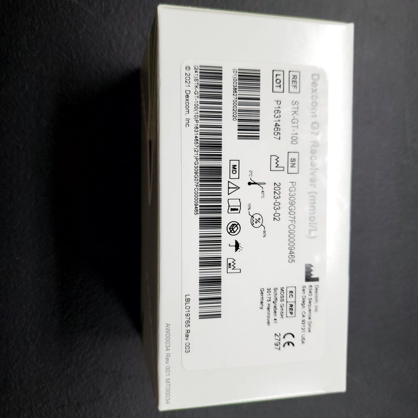 *** Dexcom G7 receiver - NEW - 1 year warranty