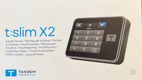 Bomba Tandem Tslim X2, Control IQ+, recertificada 7.9