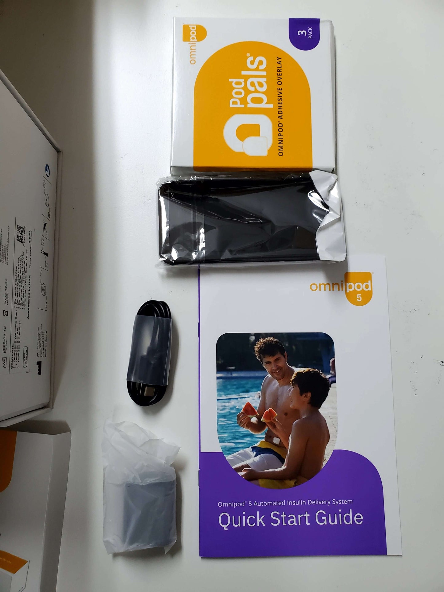 *Insulet "Omnipod 5" system controller with full starter kit NEW (no pods included) - latest model - links to Dexcom automatically