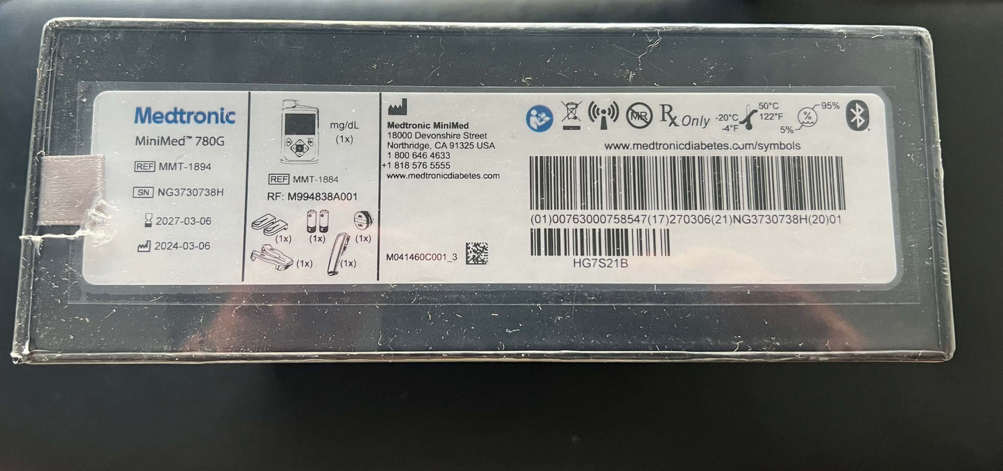 Medtronic 780G pump, new