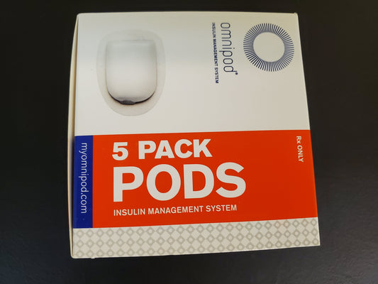 *Insulet Eros Omnipods box of 5 - 2021-2025 dates - Limited supply - fully guaranteed
