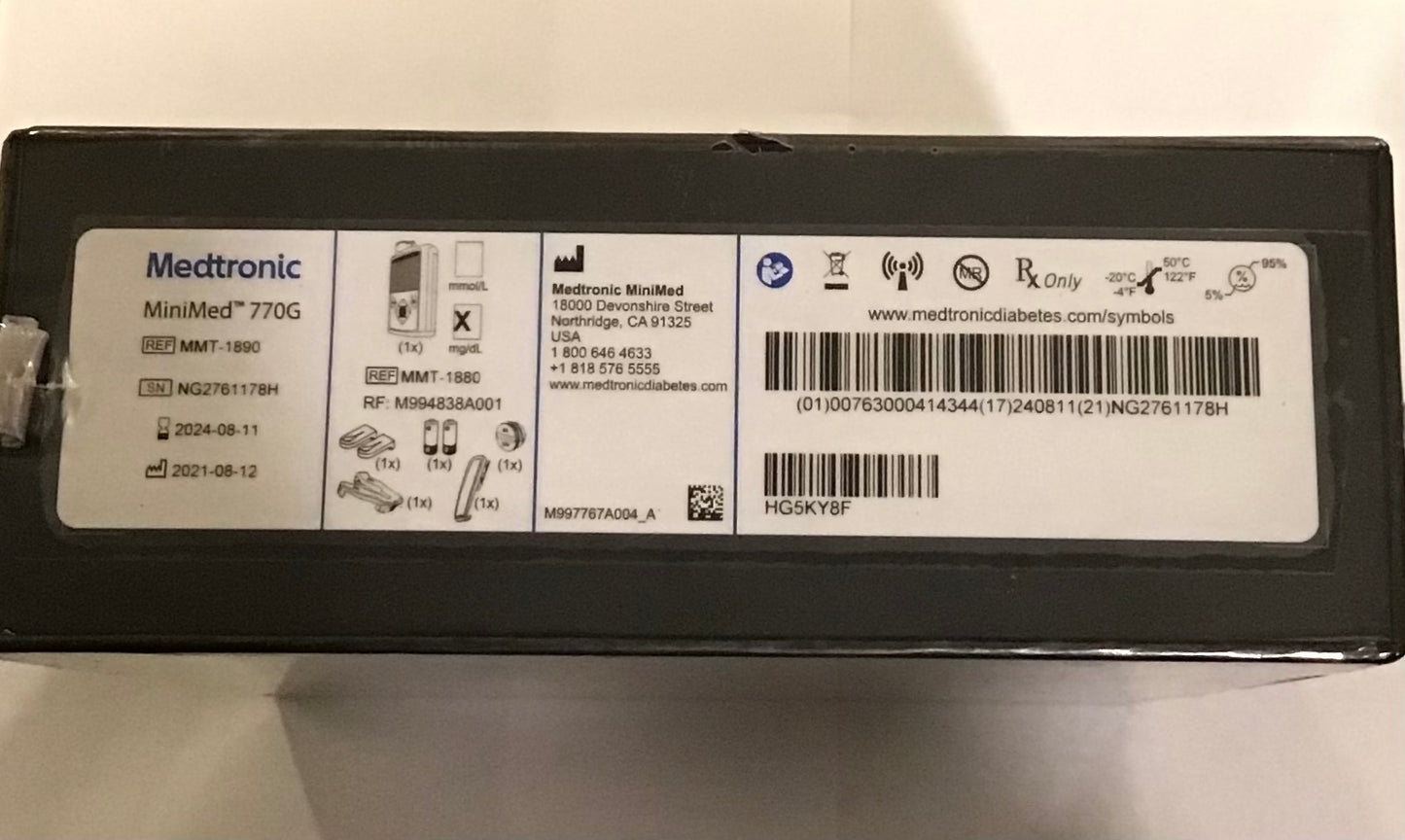 Medtronic 770G pump