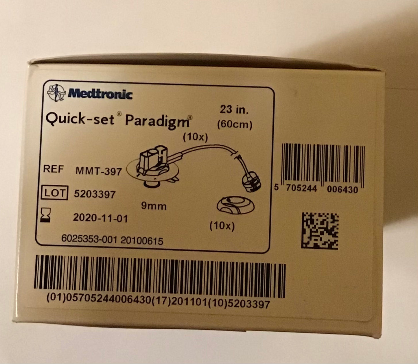 2020-2025 Medtronic quicksets MMT-397 (9mm/23in)