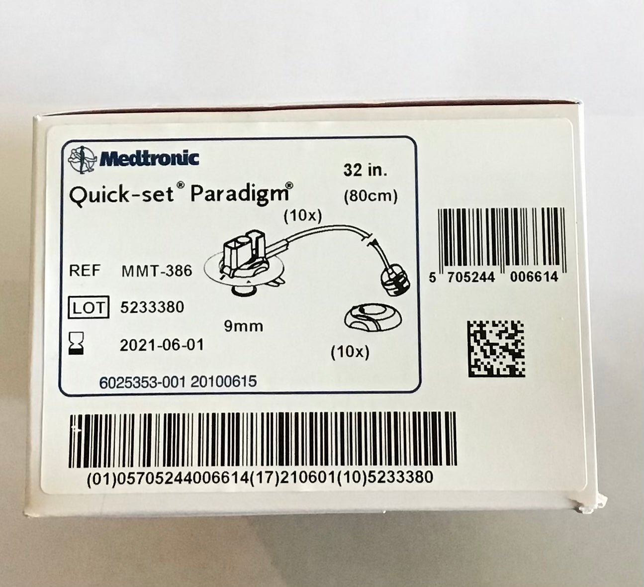 2020-2025 Medtronic quicksets MMT 386 (9mm/32in)