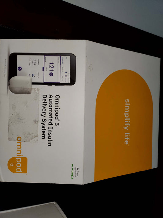 *Insulet "Omnipod 5" system controller with full starter kit NEW and 10 pods - latest model - links to Dexcom automatically