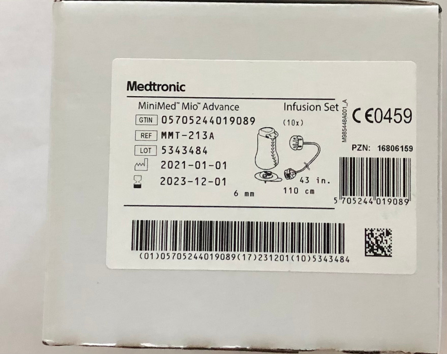 Medtronic Mio Advance 6mm/43in (MMT-213A)