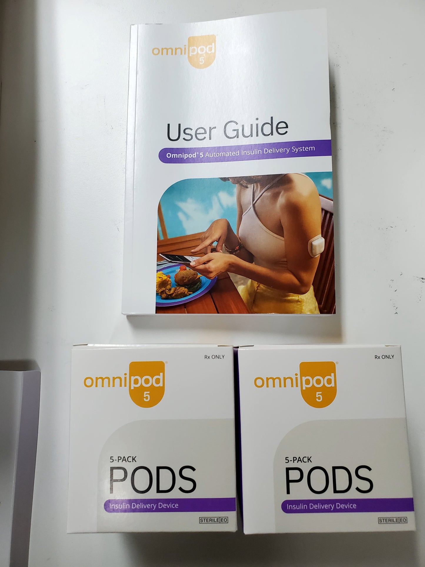 *Insulet "Omnipod 5" system controller with full starter kit NEW and 10 pods - latest model - links to Dexcom automatically